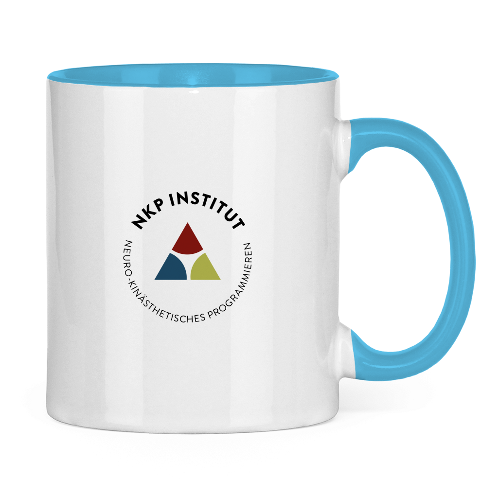 Tasse zweifarbig Mundwinkel