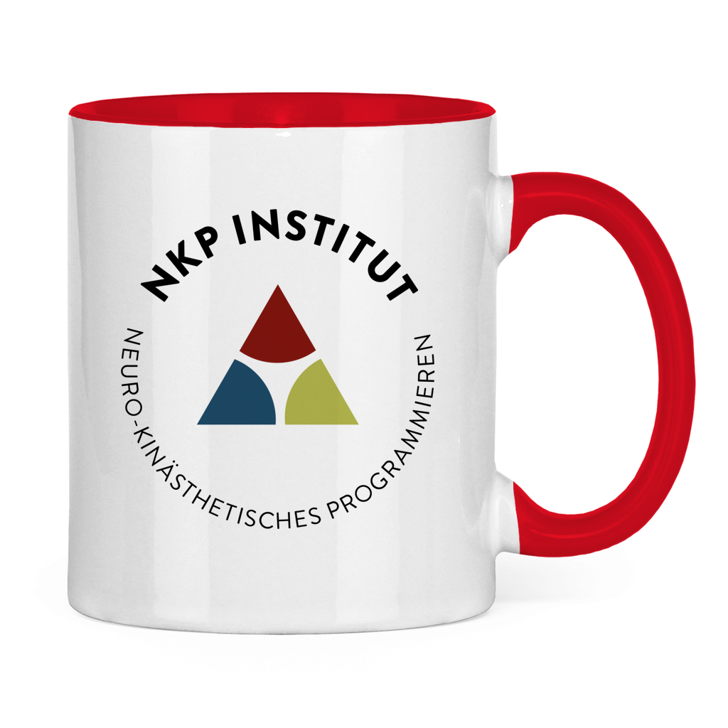 Tasse zweifarbig Mundwinkel