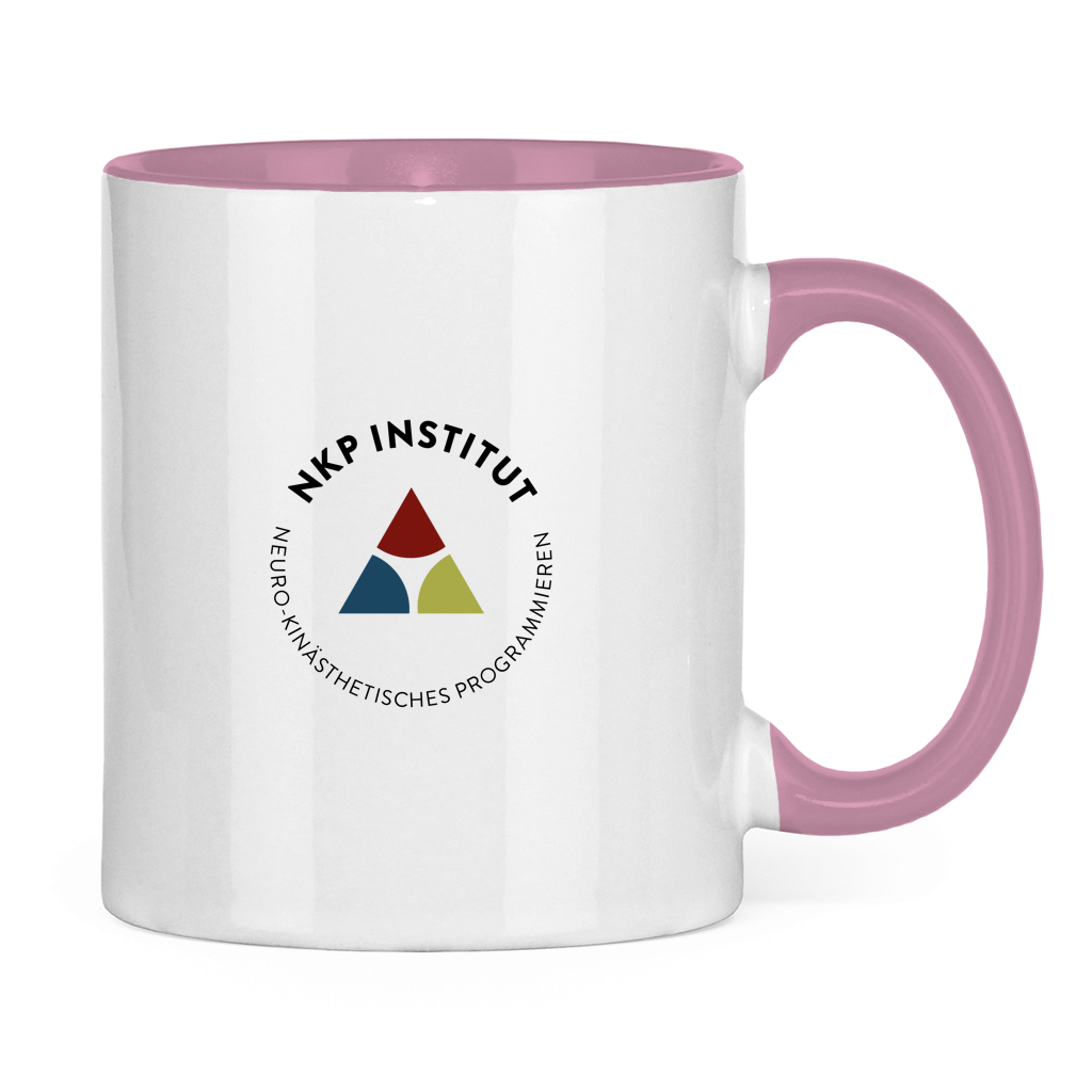 Tasse zweifarbig Mundwinkel