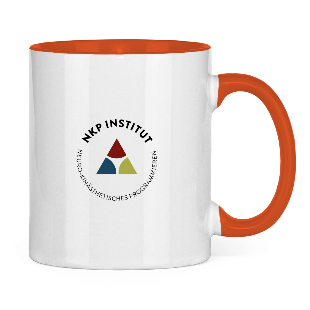 Tasse zweifarbig Mundwinkel