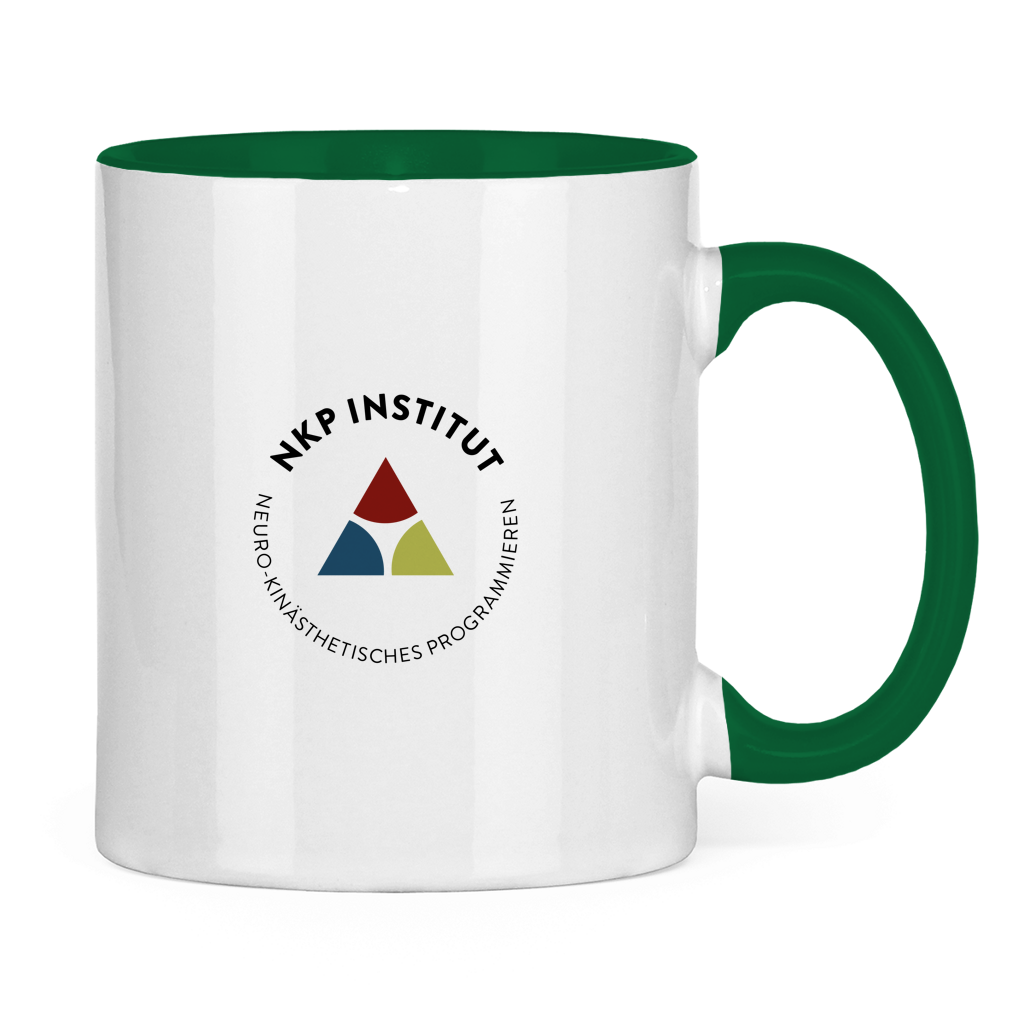 Tasse zweifarbig Mundwinkel