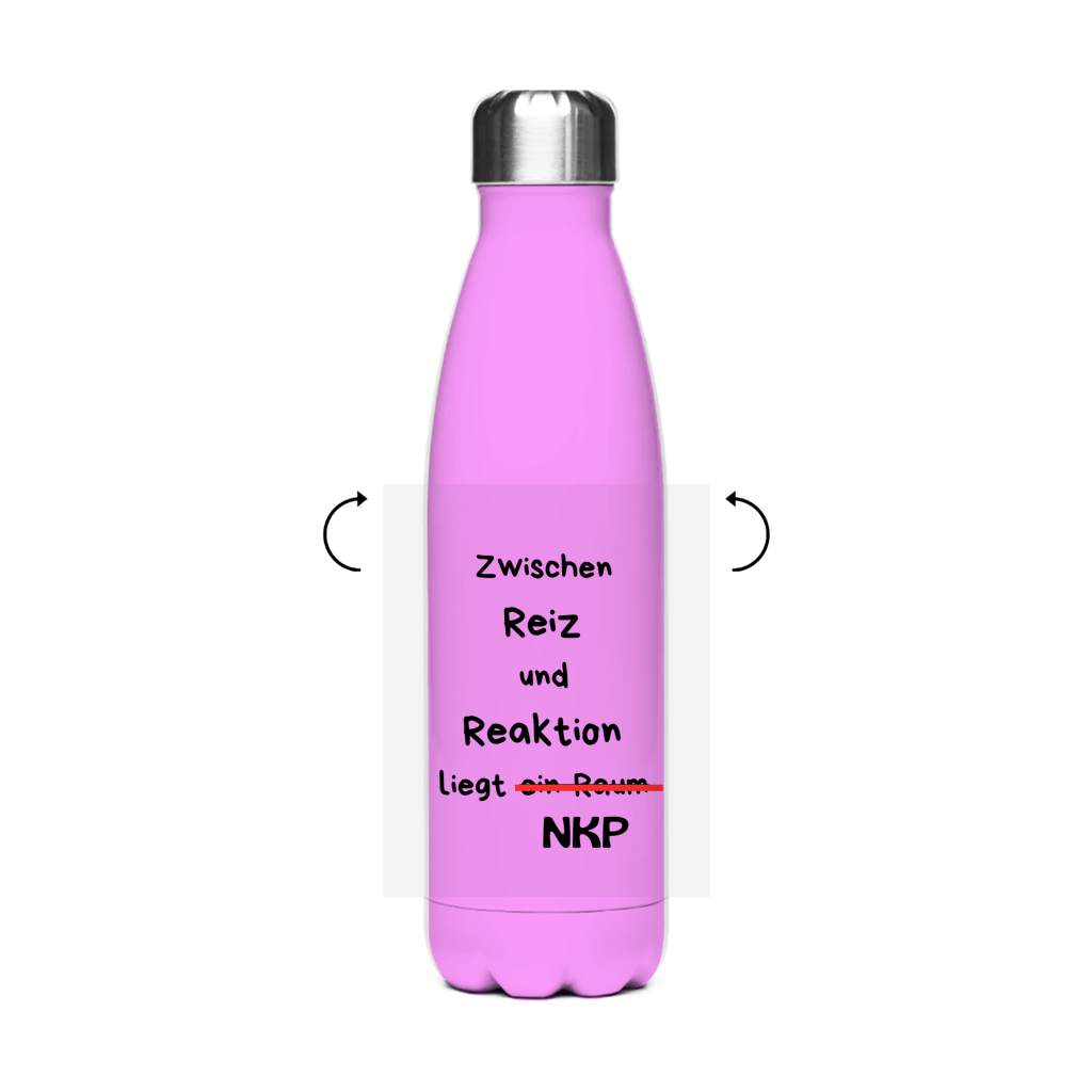 Edelstahl-Thermoflasche Reiz und Reaktion