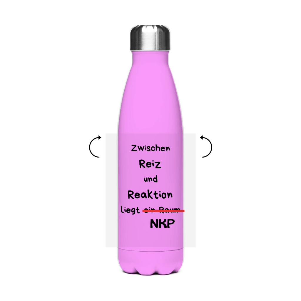 Edelstahl-Thermoflasche Reiz und Reaktion