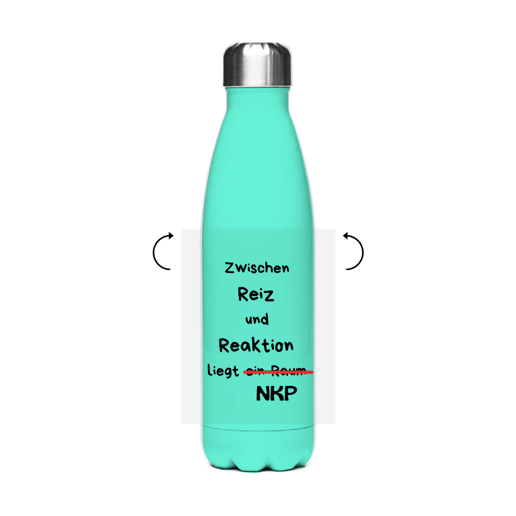 Edelstahl-Thermoflasche Reiz und Reaktion