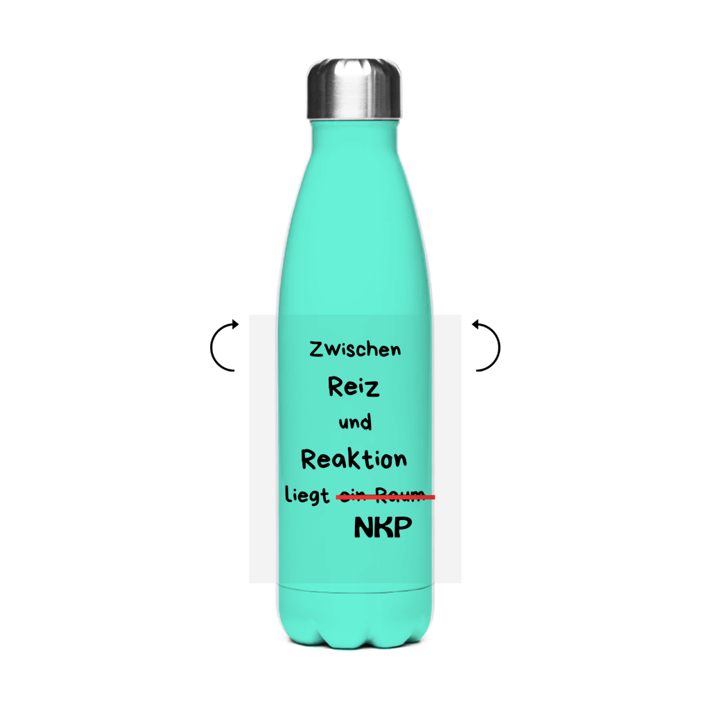 Edelstahl-Thermoflasche Reiz und Reaktion