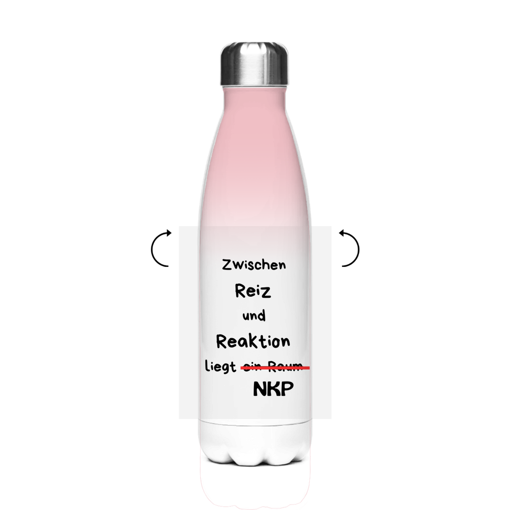 Edelstahl-Thermoflasche Reiz und Reaktion