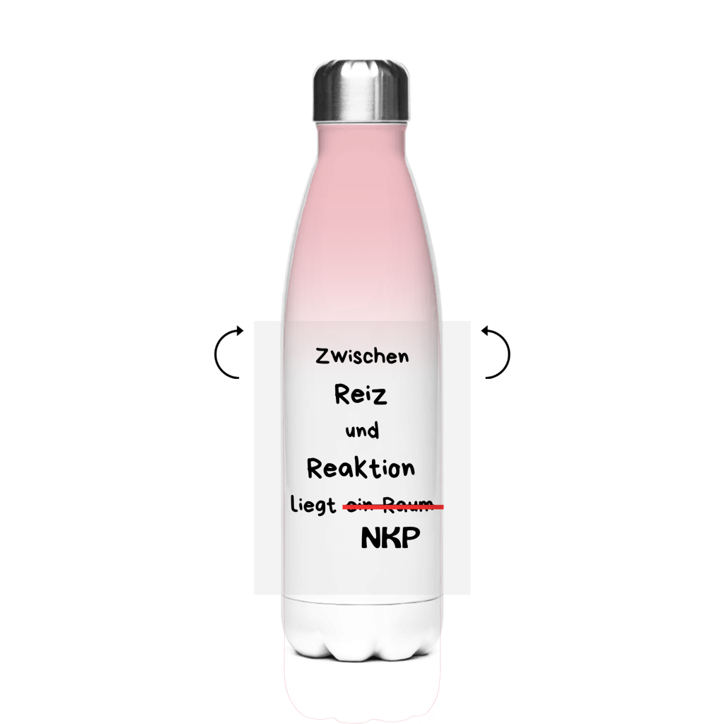 Edelstahl-Thermoflasche Reiz und Reaktion