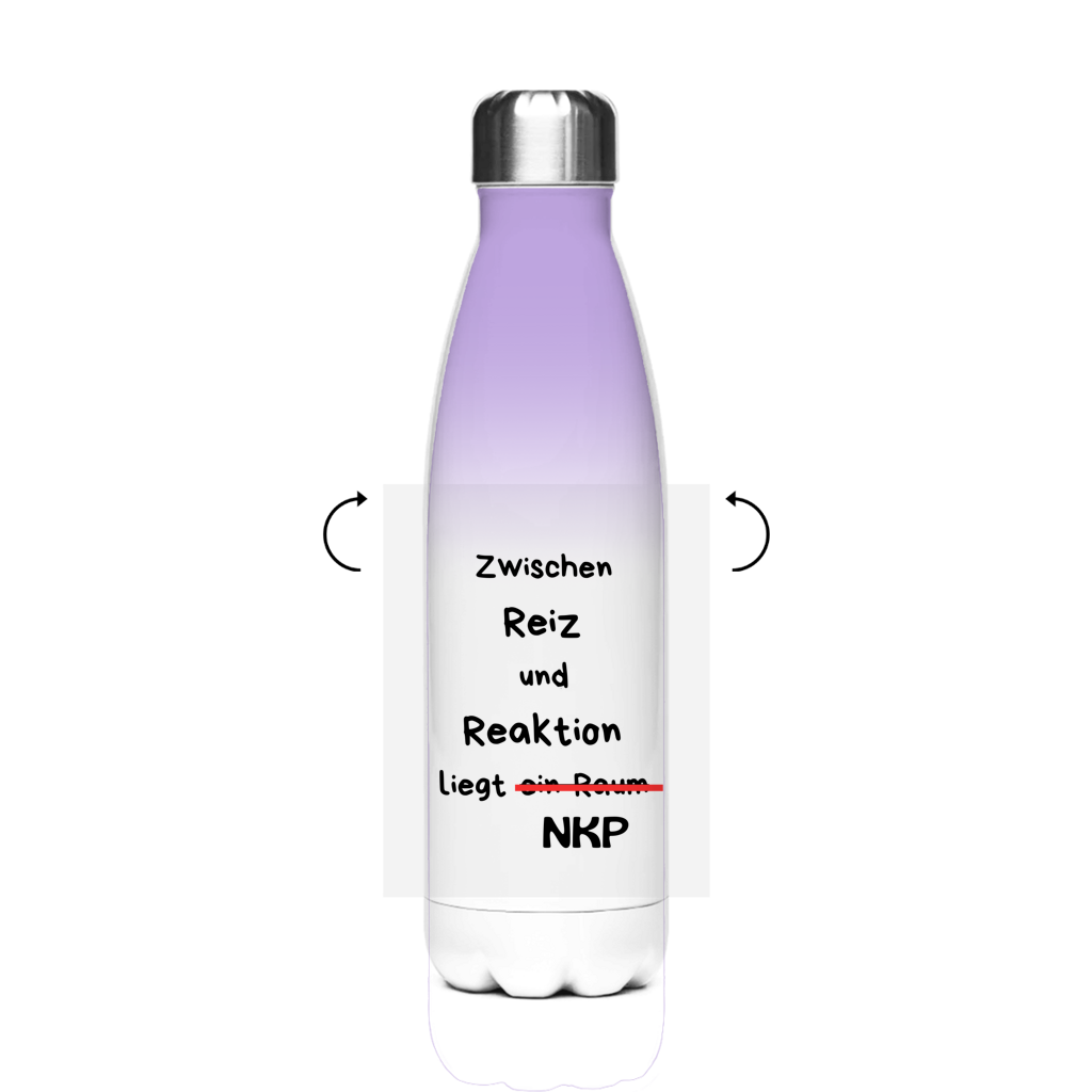 Edelstahl-Thermoflasche Reiz und Reaktion