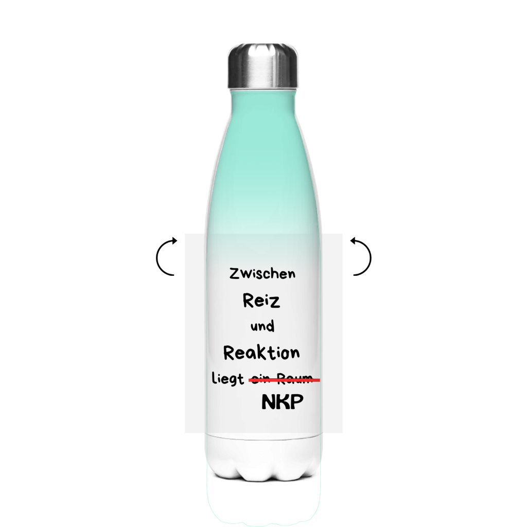 Edelstahl-Thermoflasche Reiz und Reaktion