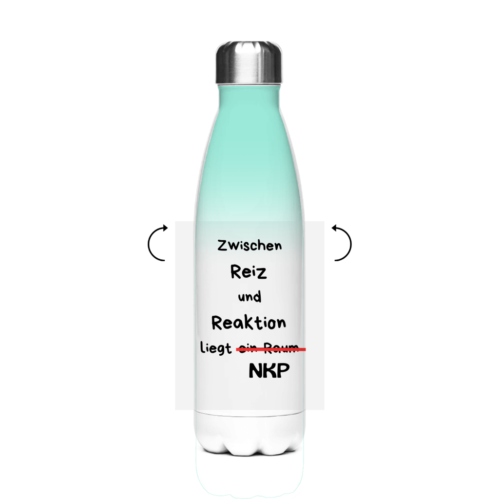 Edelstahl-Thermoflasche Reiz und Reaktion