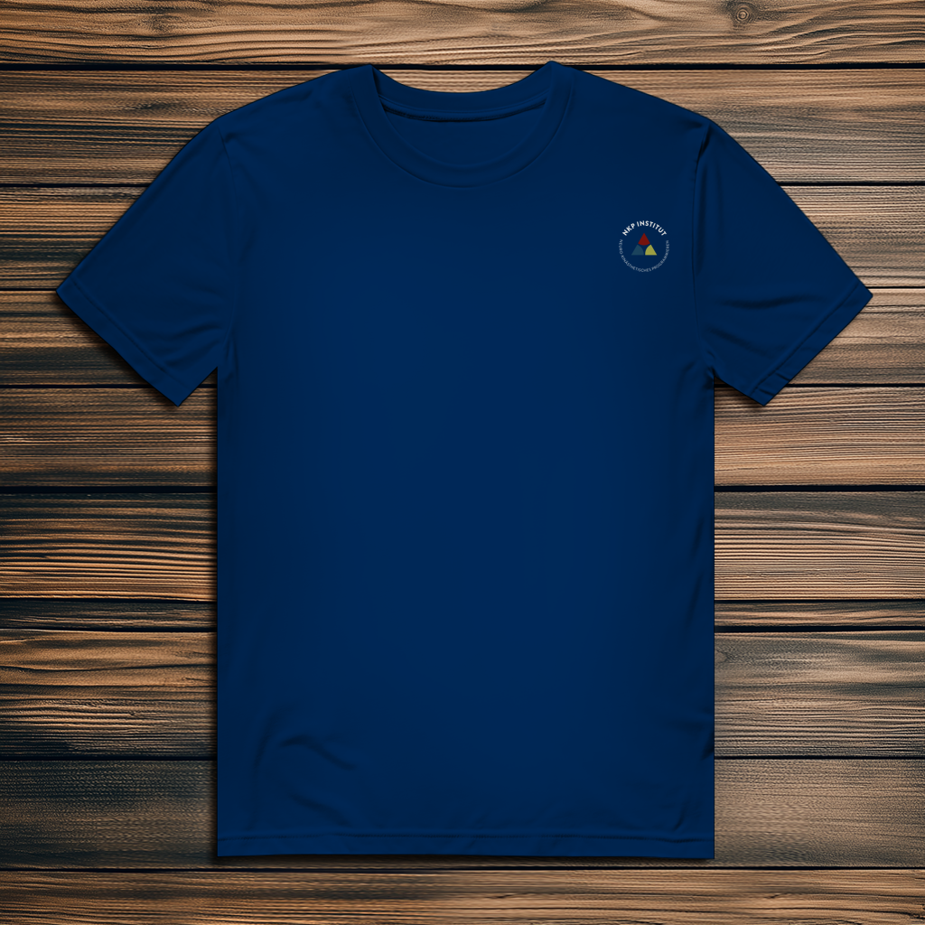 Herren Premium Bio T-Shirt ∣ My Body speaks... ∣ Logo in weiß