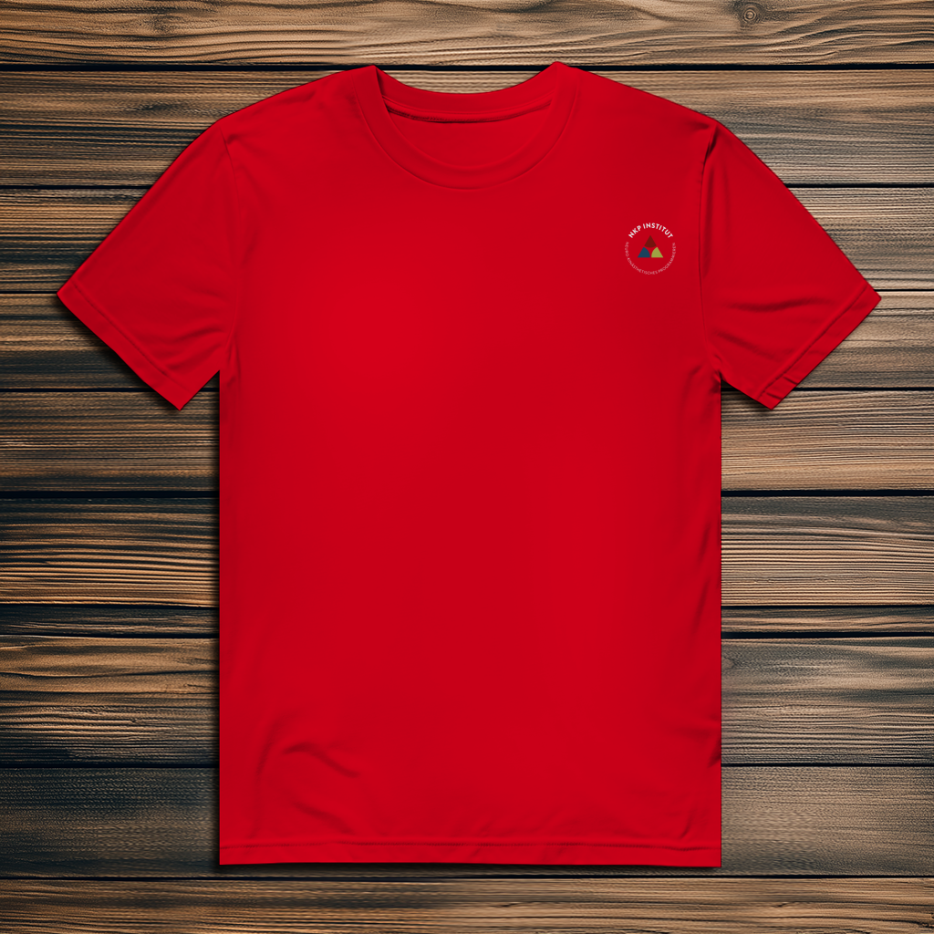 Herren Premium Bio T-Shirt ∣ My Body speaks... ∣ Logo in weiß