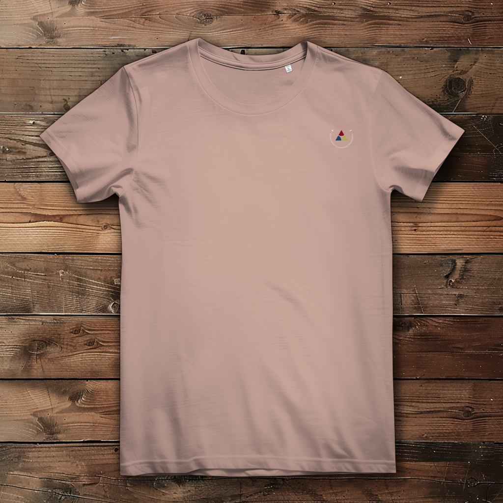 Damen Premium Bio T-Shirt ∣ My Body speaks ... ∣ Logo in weiß