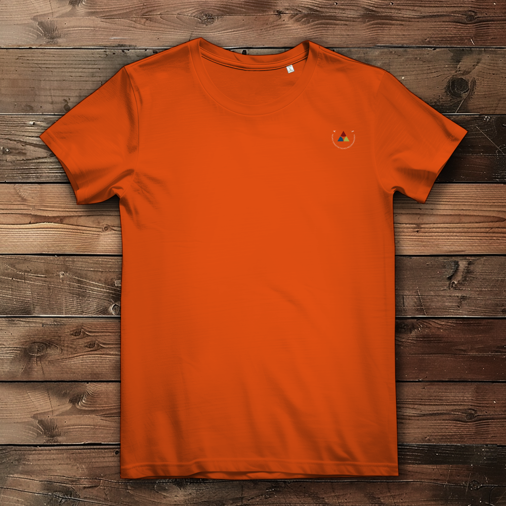 Damen Premium Bio T-Shirt ∣ My Body speaks ... ∣ Logo in weiß