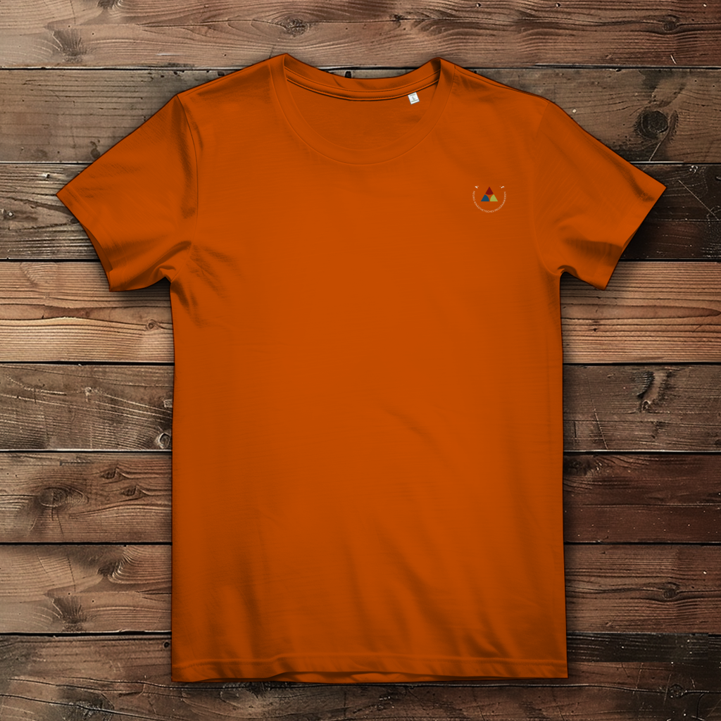 Damen Premium Bio T-Shirt ∣ My Body speaks ... ∣ Logo in weiß