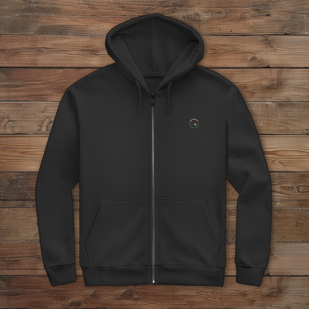 Herren Zipper Hoodie Supercharger ∣ Logo in weiß