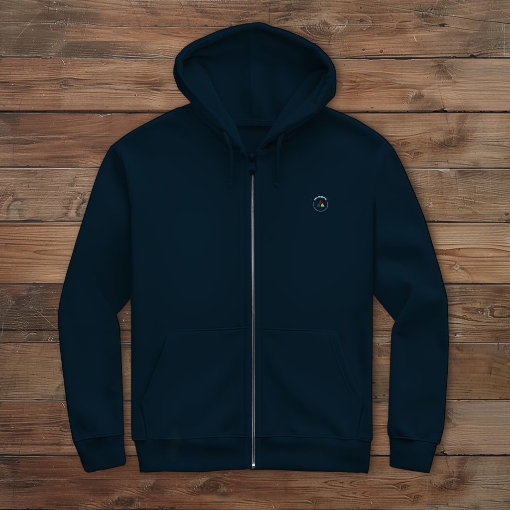 Herren Zipper Hoodie Supercharger ∣ Logo in weiß