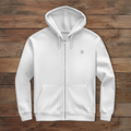Herren Zipper Hoodie ∣ Supercharger ∣ Logo in schwarz