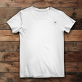 Damen Premium Bio T-Shirt ∣ Reiz und Reaktion ∣ Logo in schwarz