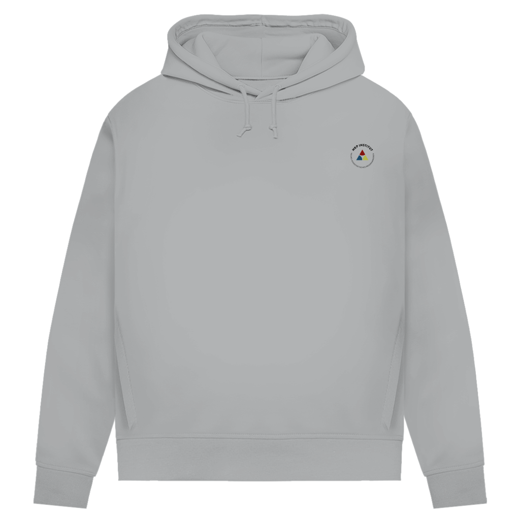 Damen Premium Bio Hoodie ∣ Schritte ∣ Logo in schwarz
