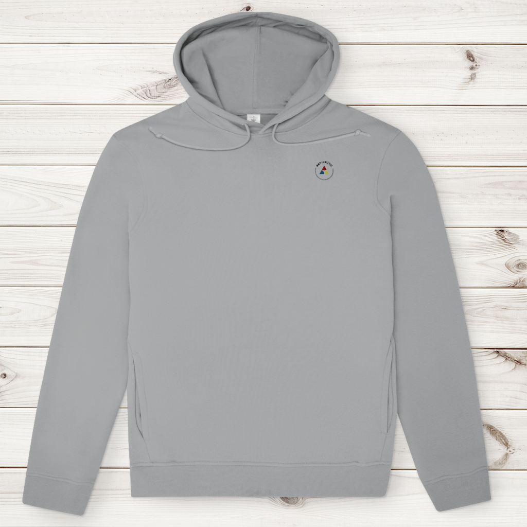Herren Premium Bio Hoodie ∣ Schritte ∣ Logo in schwarz