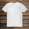 Herren Premium Bio T-Shirt ∣ Ich zähle... Schritte ∣ Logo in schwarz
