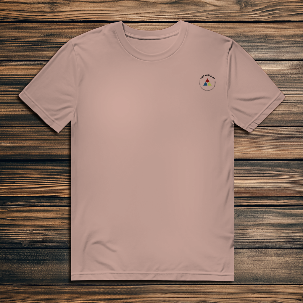 Herren Premium Bio T-Shirt ∣ Ich zähle... Schritte ∣ Logo in schwarz